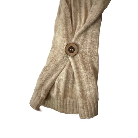 Abercrombie Fitch Soft A&F Cozy Mocha Brown Henley Long Sleeve Top Womens M EUC - Picture 6 of 7